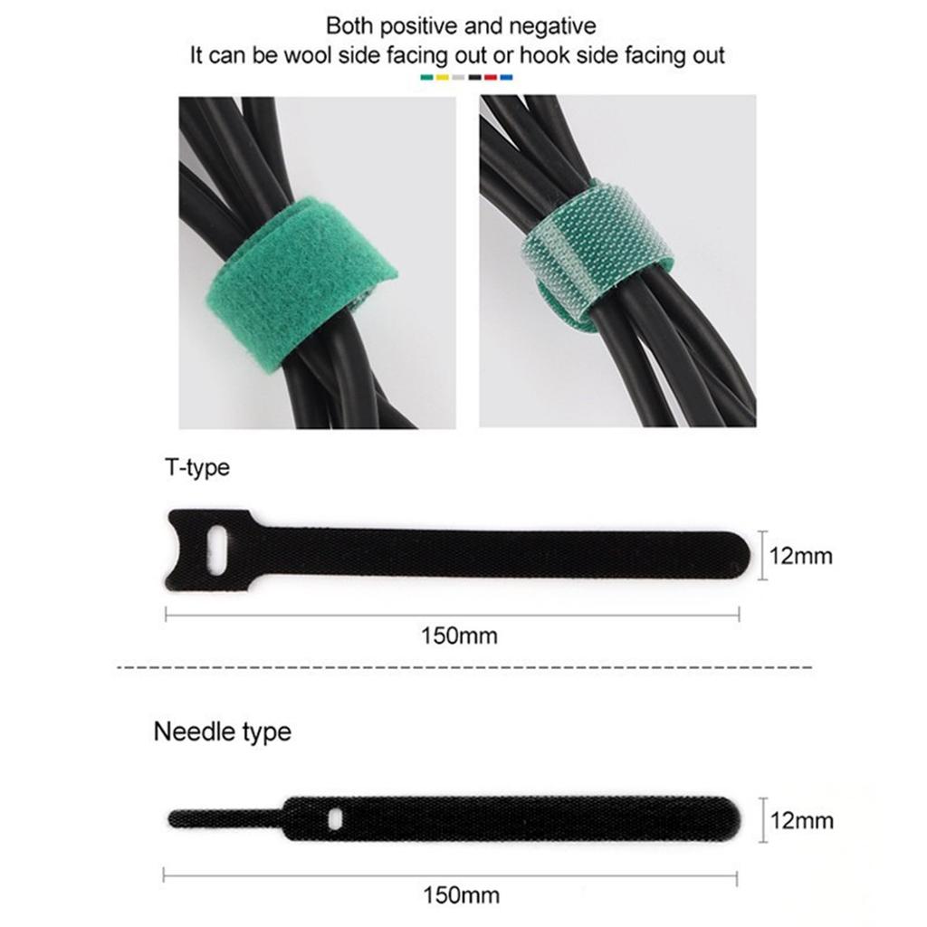 Eco Friendly Nylon Plant Support Tie Sturdy Plant Ties Hook and Loop Fastener for Securing Flowers and Supporting Growth