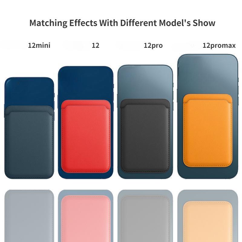 Fit for Magsafe Magnetic Luxury Leather Card Holder Wallet Case Fit for IPhone 14 Pro Max 13 12 Phone Bag Cover Adsorption Accessories