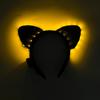 Luminous Cat Ears Headband LED Hair Band Kawaii Hair Accessories for Women Glowing Headband Birthday Christmas Party Supplies