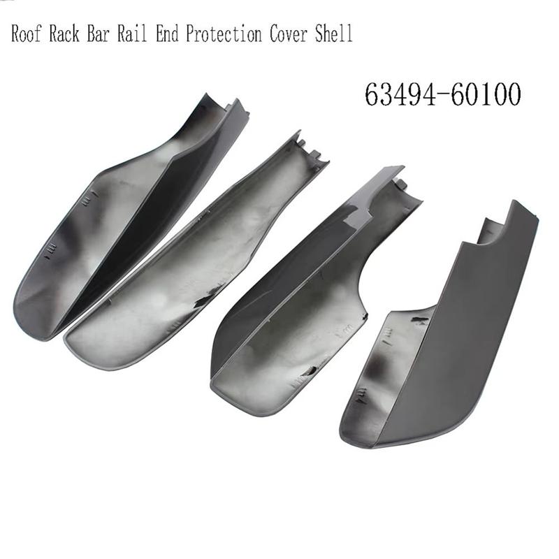 Ac29-1Set Roof Rack Rail End Cover Roof Rack Bar Rail End Protection Cover Shell For Lexus LX570 2008-2015 63494-60100