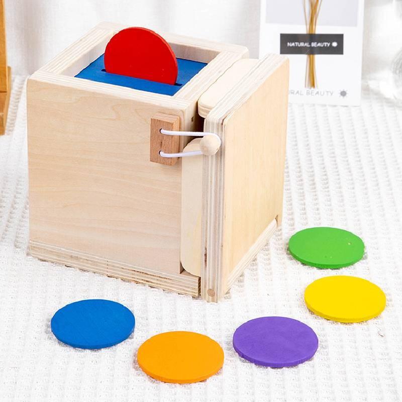 Coin Operated Wooden Carrot Pulling Stick Multifunctional Game Box Toys Kid