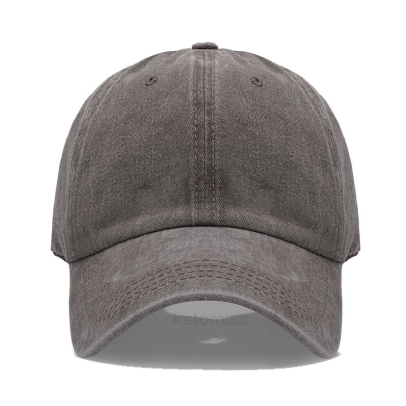 Personalized Vintage Washed Cotton Baseball Cap Custom Embroidered Logo Text Name Dad Hat for Men Women