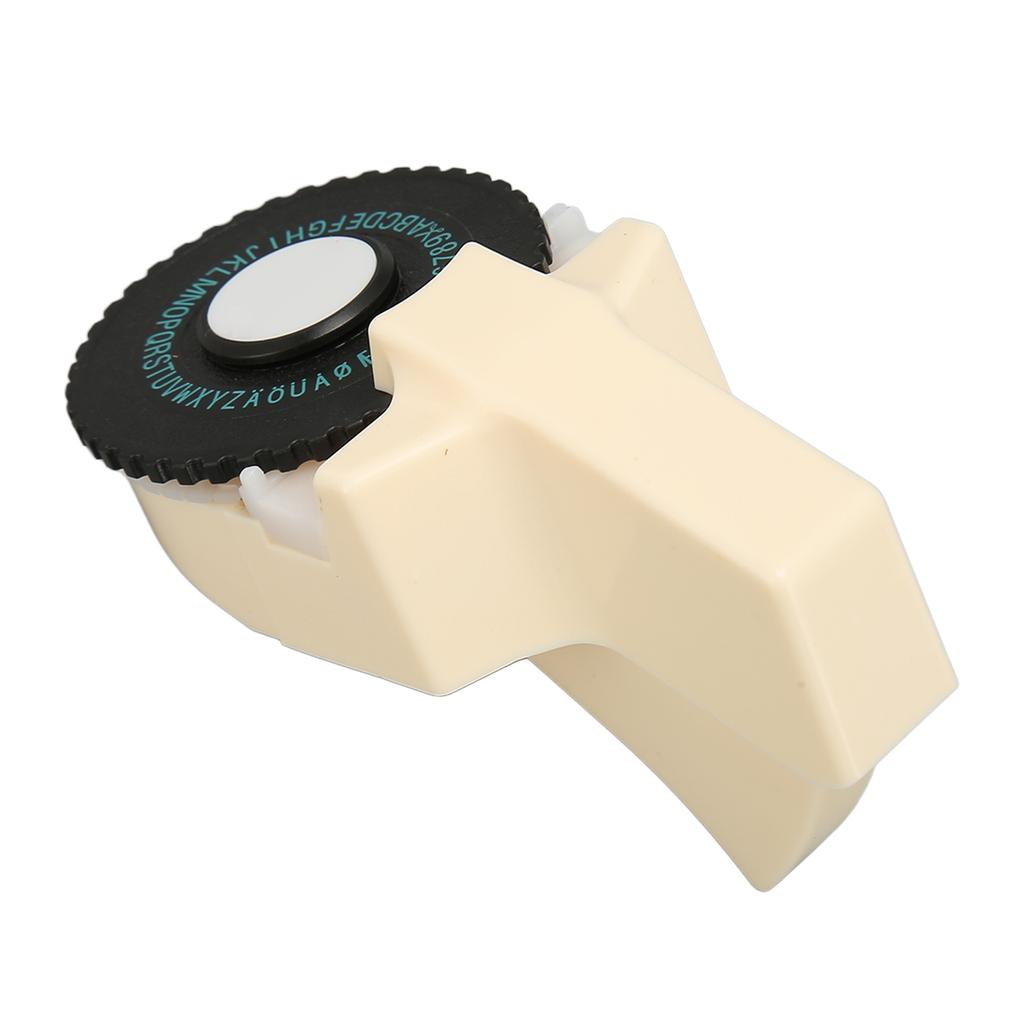 Embossing Label Maker 26 Capital Letters Inkless Easy Operation Ergonomic Label Making Embosser with Tapes for DIY Craft