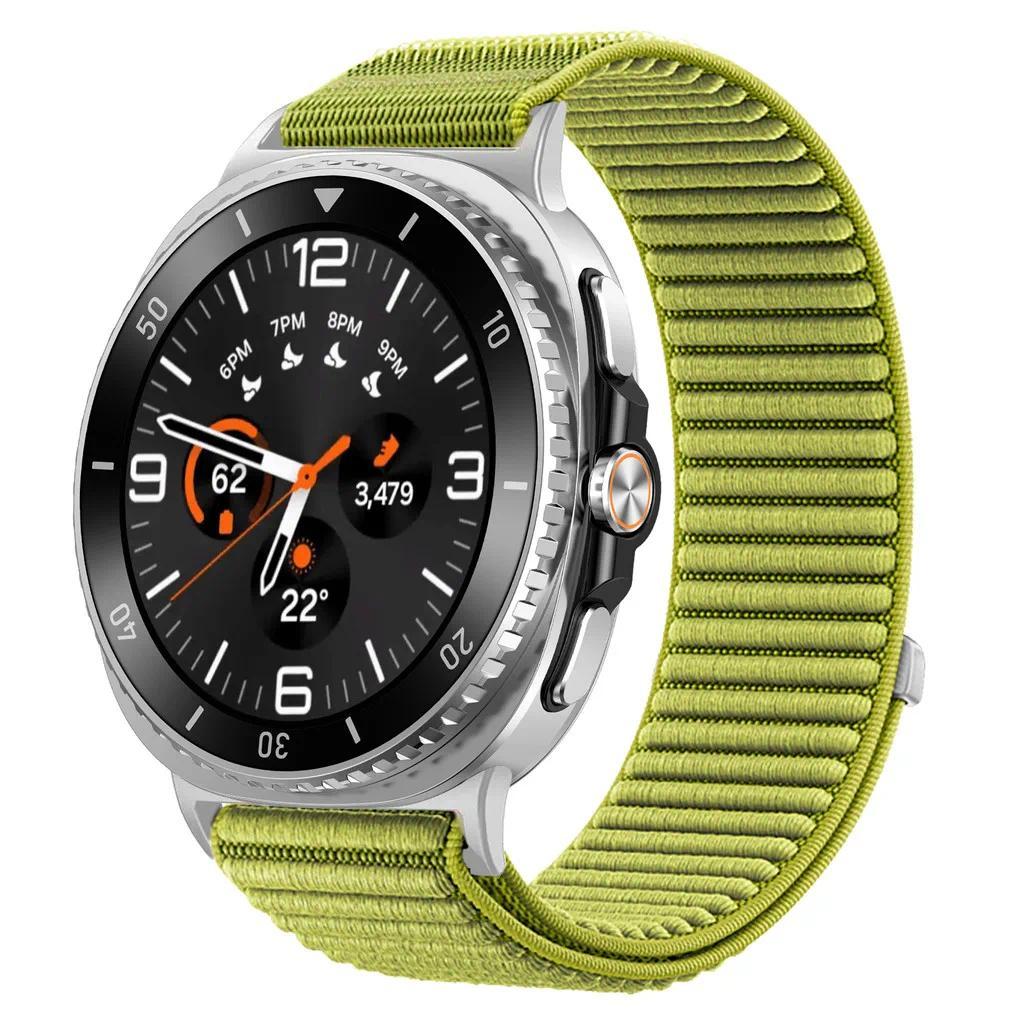 Nylon-Armband für Samsung Galaxy Watch 8 44mm Classic Verstellbares Ersatzarmband für Watch 8 Classic 44/40mm Armband Zubehör