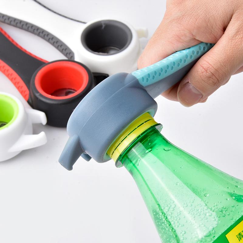 4 Stück Upgrade-Glasöffner, Multifunktions-Flaschenöffner, Korkenzieheröffner für schwache Hände, Arthritis, ältere Kinder