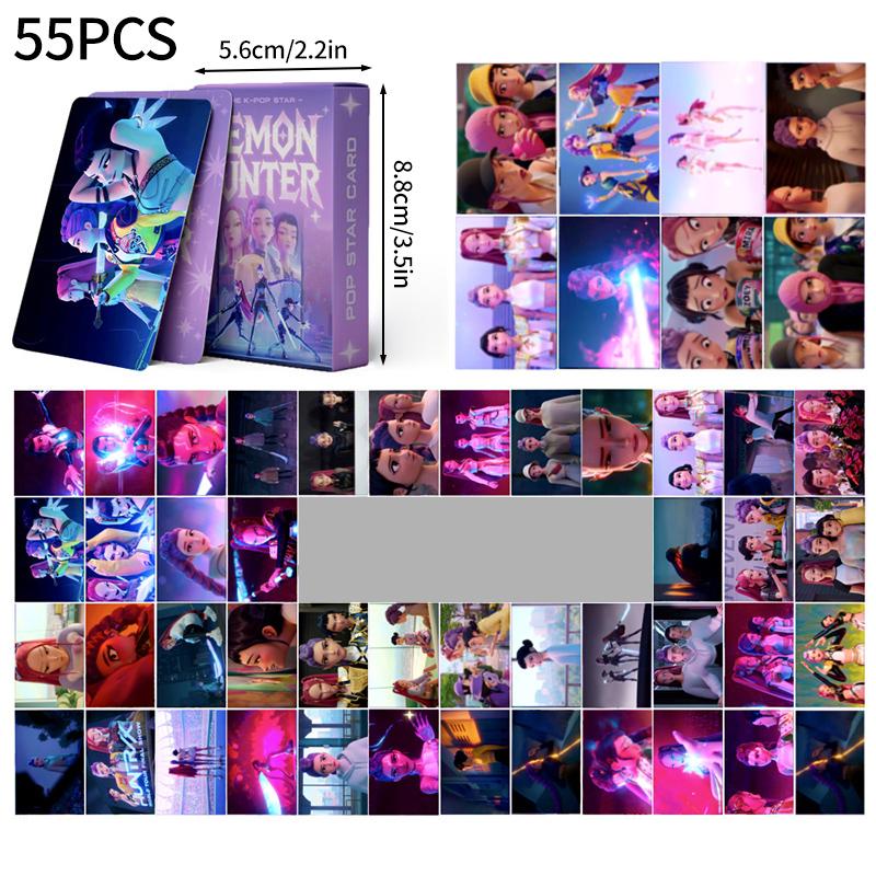 Kpop Demon Hunter Pocards Huntrix Cards Sajja Boys Karty Tygrysa Dziewczęcy Chłopięcy Zespół Prezenty Zestaw Pocztówek Mini Album Kolekcjonerski Prezenty