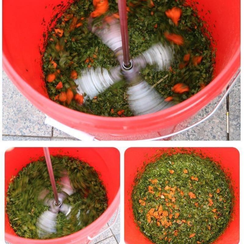 1 Set Household Farming Grinder Electric Drill Modified Crusher Forage Chopper Poultry Vegetable Shredder