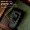 Handcrafted Leather Cutter Sheath Cutter Holder For Compacts Fixed Blade Outdoor Hand Stitched Water Resistant Design