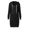 Women Long Sleeve Solid Color Coat Thick S Drawstring Long Lady Jacket Women Clothes