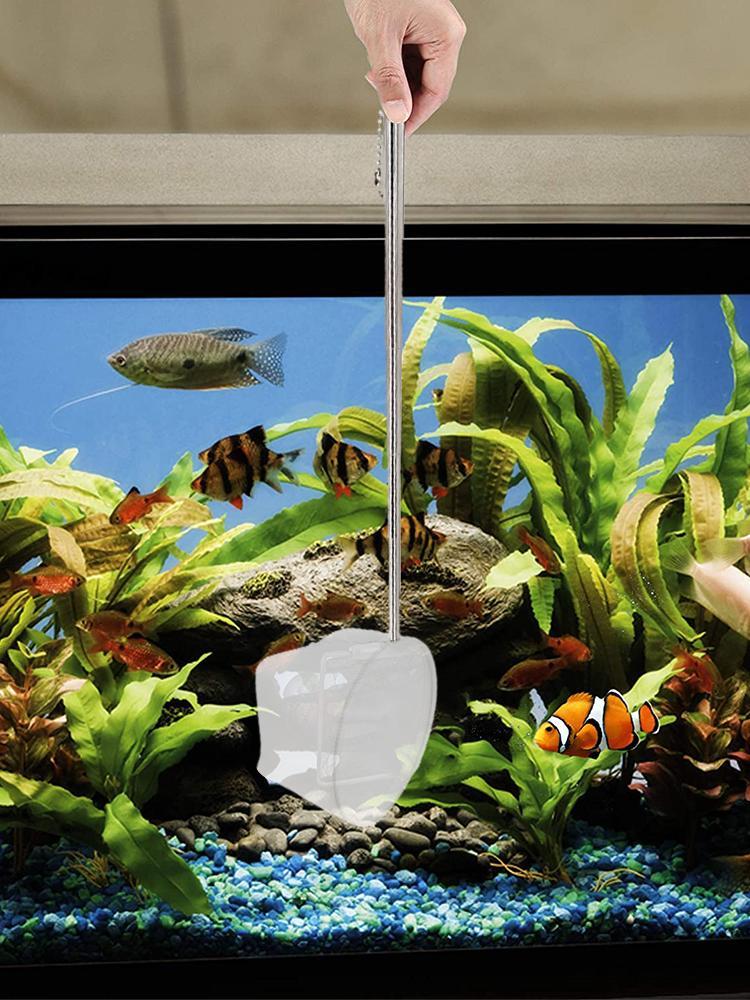 Aquarium Fish Net Long Handle Goldfishs Net Pond Net Small Aquarium Net Fish Shrimp Tank Clean Accessories For Catching Fish