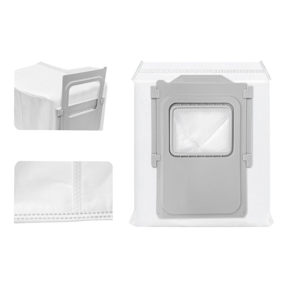 Vacuum Cleaner Bag For DJI For ROMO P/A/S Base Station, 3.5 Litre Self-Emptying Dust Bags With Fine Filtration, 4/10 Pack
