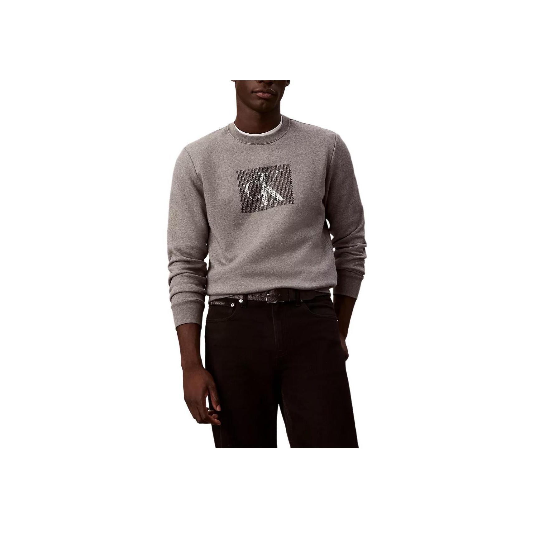 

Calvin Klein Удобная универсальная модная многослойная толстовка с буквенным принтом мужские топы 4RE270G-P7E XL