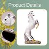Resin Horse Statue, Figurine ,Miniature Figurine, Creative Art Sculpture Piece Horses