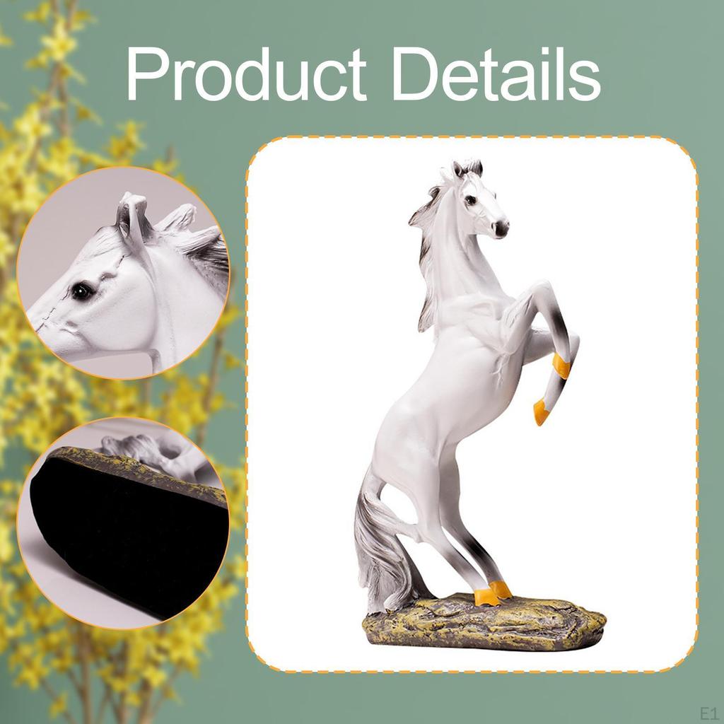 Resin Horse Statue, Figurine ,Miniature Figurine, Creative Art Sculpture Piece Horses