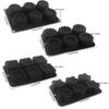 Square Flower Heart Shaped Silicone Cake Mold Non-stick Soap Mould Mousse Cake Mold  For DIY Baking