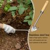 Stainless Steel Puller Tool Grass Removal Double-Edged Digging Gear Heavy-Duty Solution for Lawn Yard Backyard