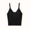 U-Neck Cashmere Camisole: Stylish Women's Knitted Tank Pullover for Autumn/Winter