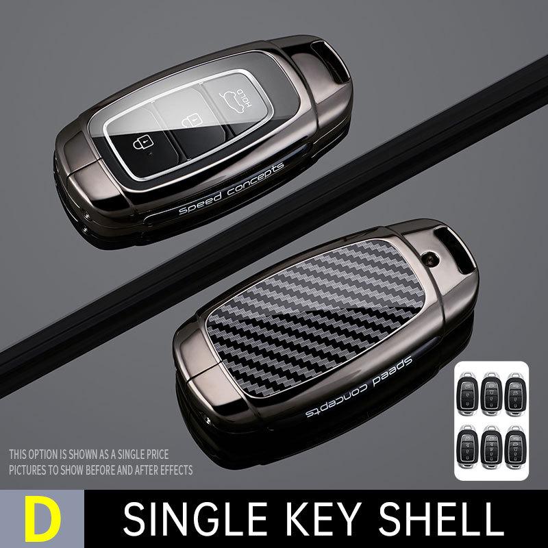 Hyundai CUSTO 2023 Elantra Key Cover with Metal Buckle Black Packaging