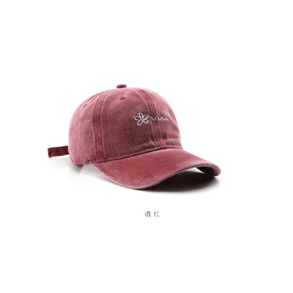 Women's washed baseball cap, outdoor men's travel sun hat, sun visor, baseball cap
