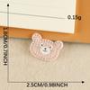 Coral Socks, Shoes And Hats, Decorative Accessories, Bear Pentagram, Animal Hairpin, Accessories, Brooch, Handmade Diy Accessories, Cloth Sticker.