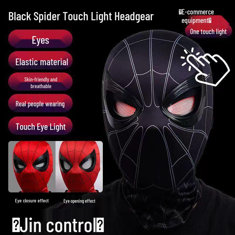 Spider-Man Miles Morales Light-Up Costume Mask for Kids