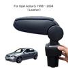 Armlehne Für Opel Astra G 1998 - 2004 Leder Maßgefertigt Mittelkonsolen-Stauraum Fahrzeugzubehör Bequemes Fahren