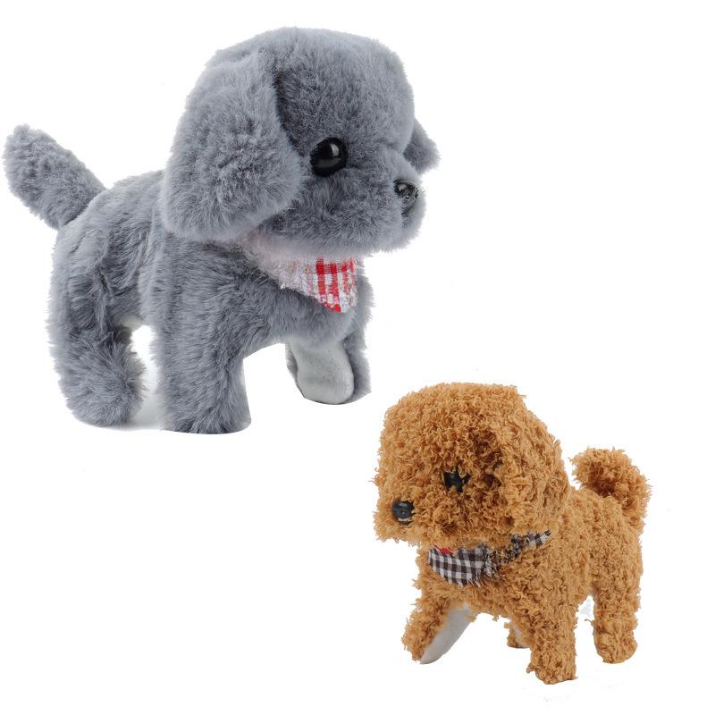 Cute Electric Plush Dog: Butt-Wagging Corgi, Husky & Golden Retriever