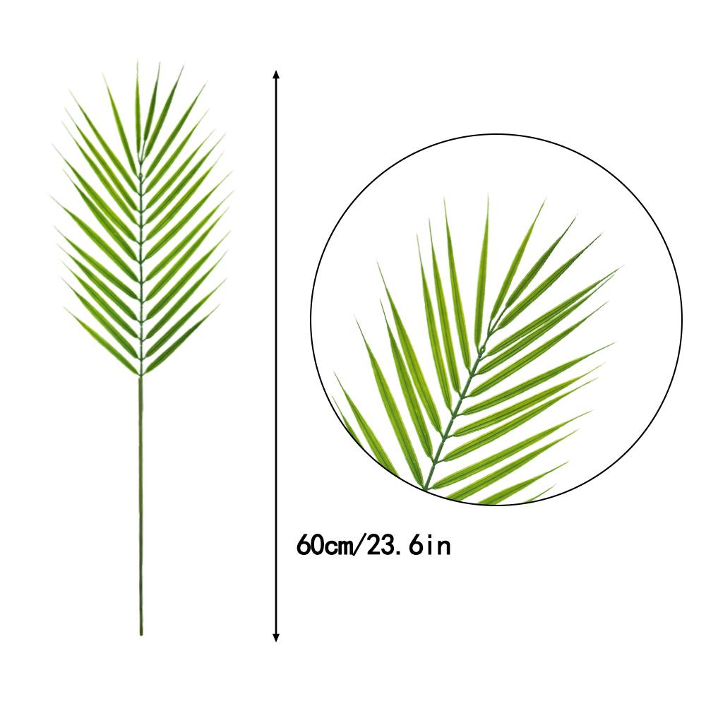 1Pc/3Pcs Artificial Tropical Leaves Large Green Leaf Fake Palm Leaves for Hawaiian Luau Wedding Birthday Party Decoration