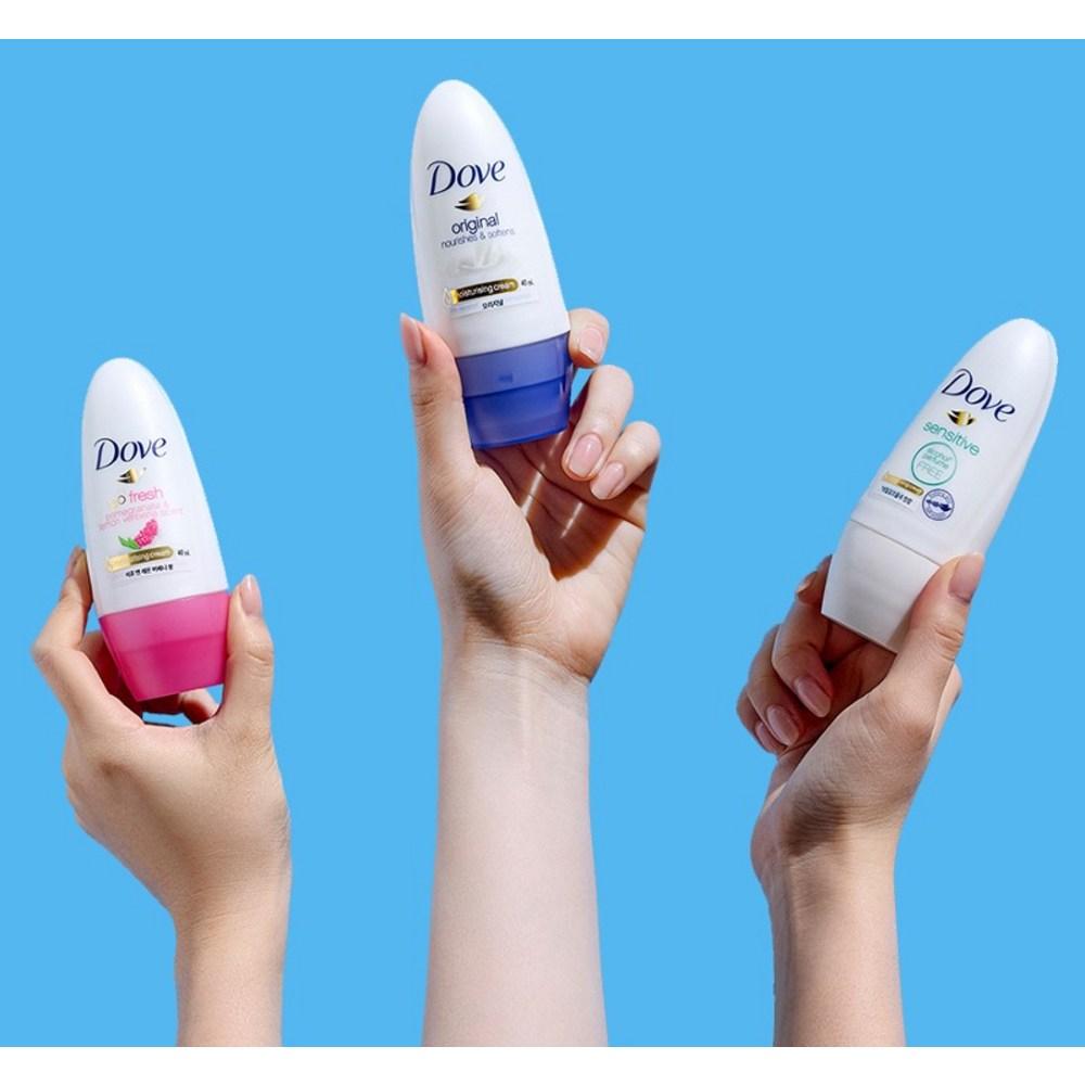 Dove Original Roll-On Deodorant, 40ml, 2 units