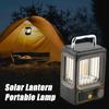 Stepless Dimming Solar Garden Lamp Rechargeable Battery Portable Hanging Light  Yard Decoration