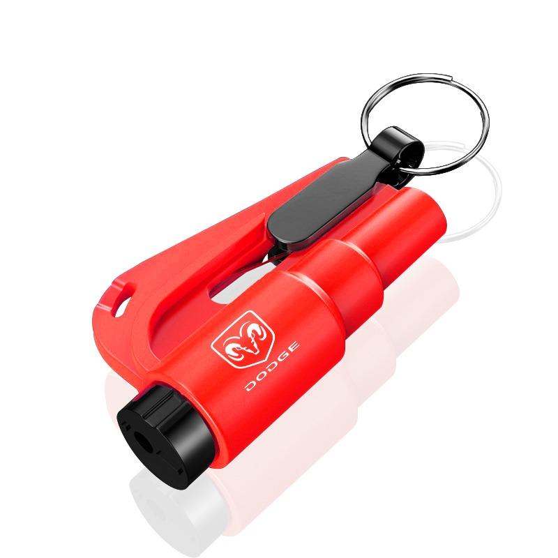 2-in-1 Car Tools Car Safety Hammer Window Breake Life Saving Seat Belt Cutter for Dodge Journey Dakota Durango Caliber Challenger Charger Ram 1500