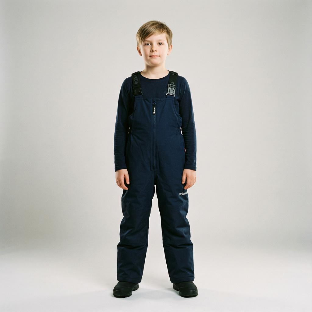 Spodnie narciarskie dziecięce Trollkids Kids Nordkapp Pants zimowe sportowe czarne (902-600)