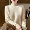 Women Sweater 100% Wool MODERN NEW SAGA Turtleneck Knit Pullover Thick Winter Jumpers Female Knit Tops
