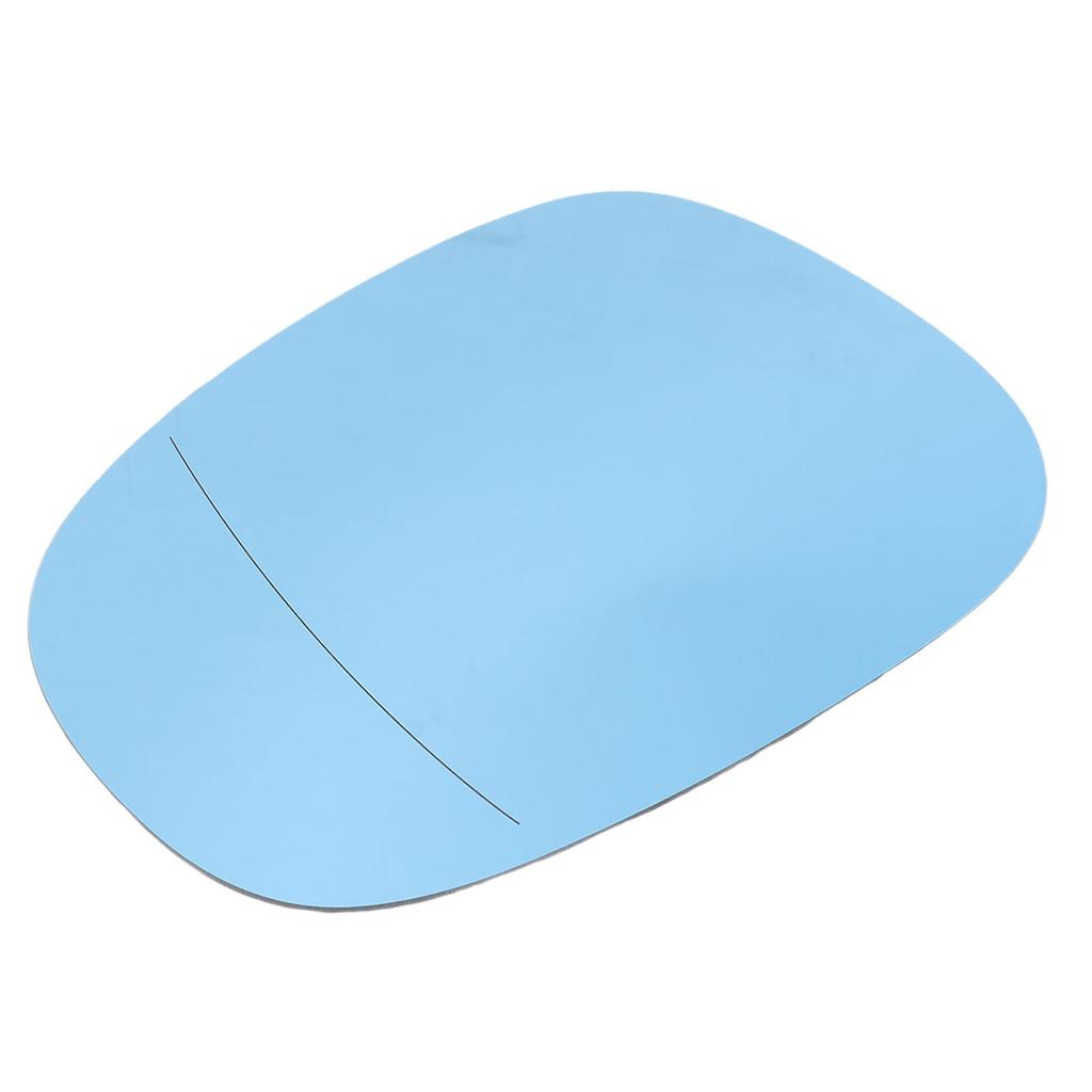 Right Passenger Side Heated Mirror Glass with Backing Plate Blue 51167252894 Rear View Mirror Glass Replacement for E90