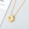 S925 Sterling Silver 18K Gold Plated Pendant Necklace for Women | Daily Wear Minimalist Clavicle Chain Fashion Jewelry Gift