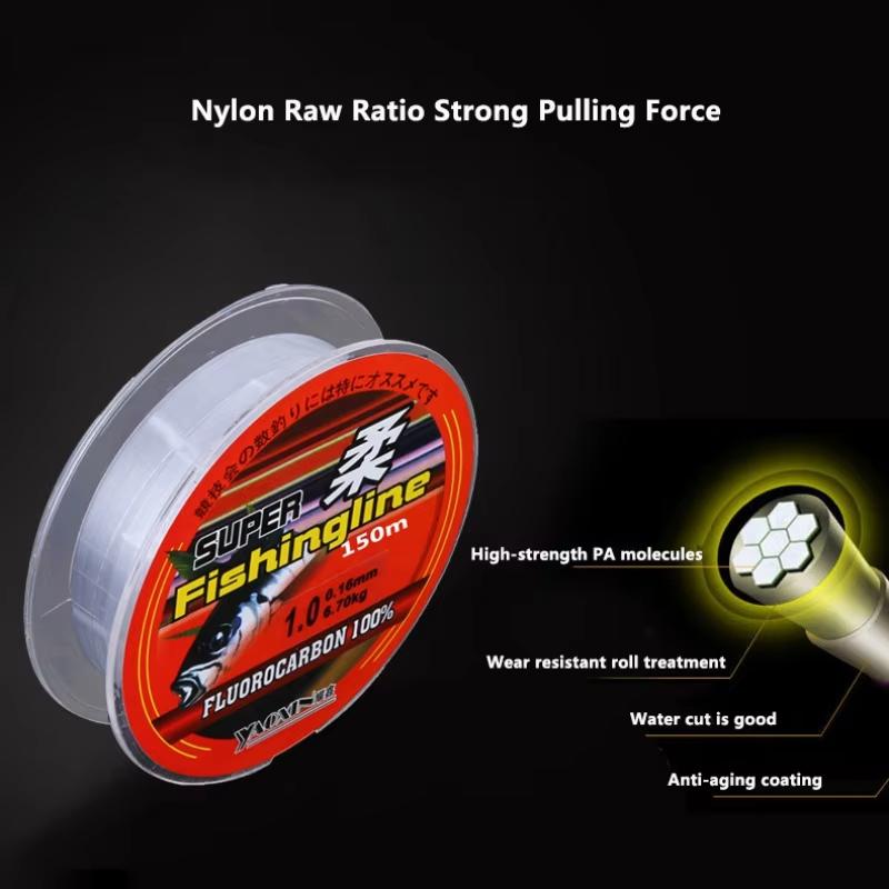 100/200M Fishing Line Super Strong Nylon line Fishing Accessories Not Fluorocarbon Tackle Fishing Line Transparent Fishing Line