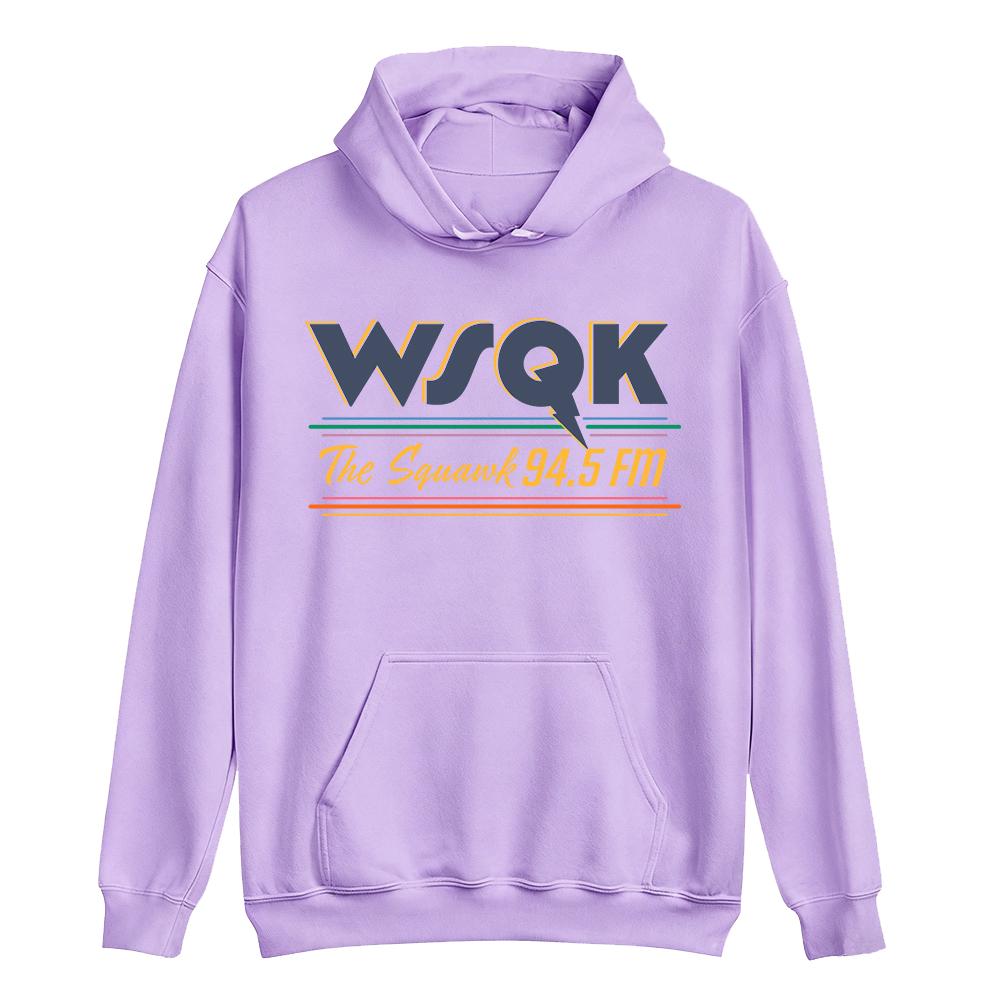 WSQK The Squawk 94.5 FM Bluzy Beam Me Up Place Sucks Nadrukowane Bluzy z Długim Rękawem z Kapturem Odzież Unisex