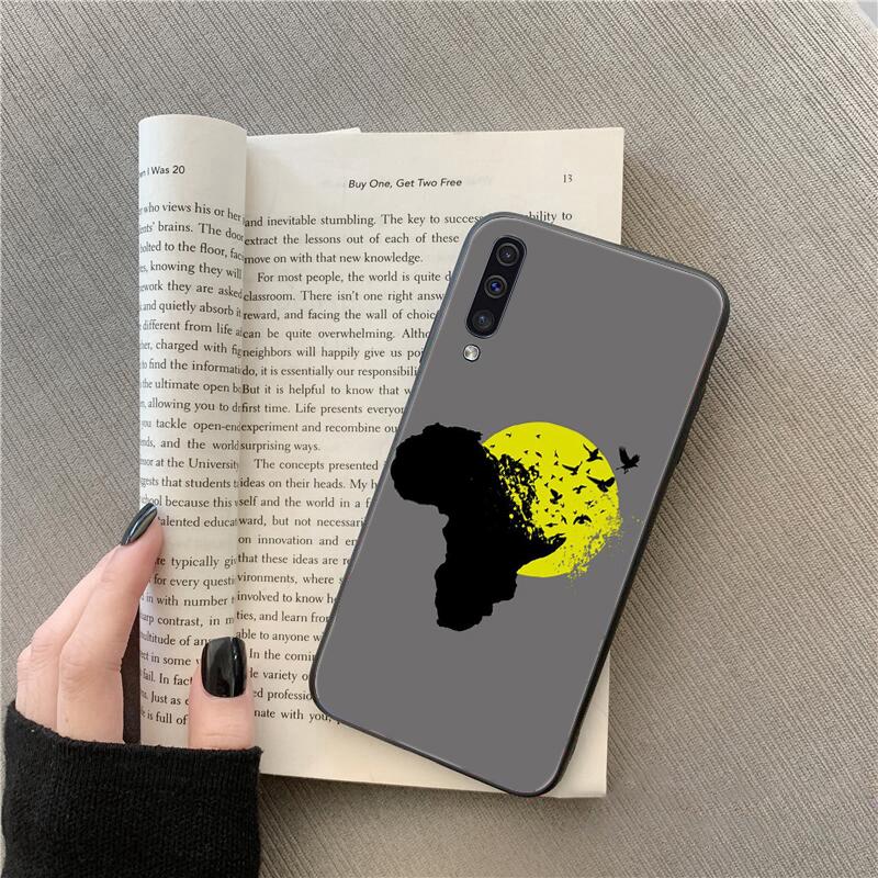 Afrika Karte Geographie Telefon Fall Für Samsung A12 A32 A71 A11 A21S A02 A52 A72 A51 A50 A70 A31 A41 M31