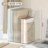 3pcs Transparent Desktop File Storage Box, Vertical Office Data Archive, Student Bookshelf, Paper Basket Rack, Book Stand File