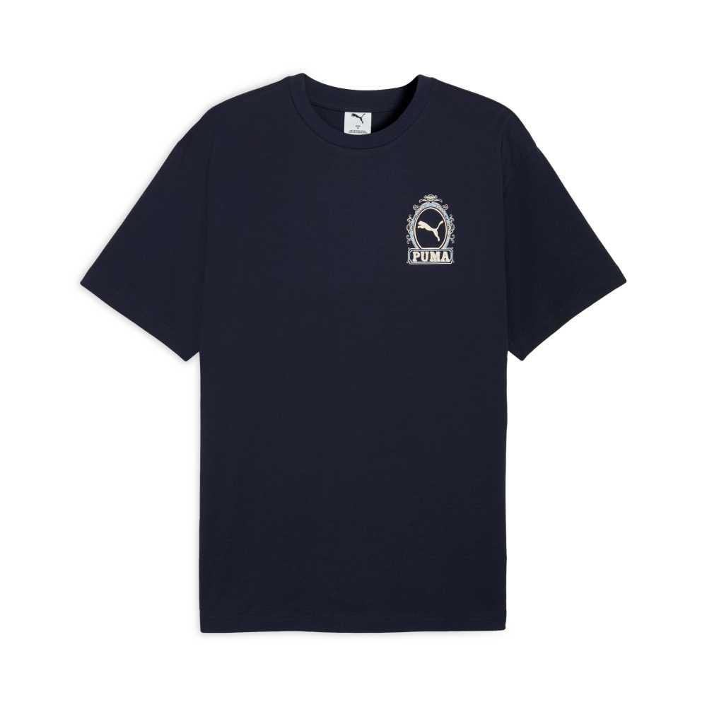 Puma Graphic Solid Loose Fit Pullover T-Shirt Men tops 636795-16 S