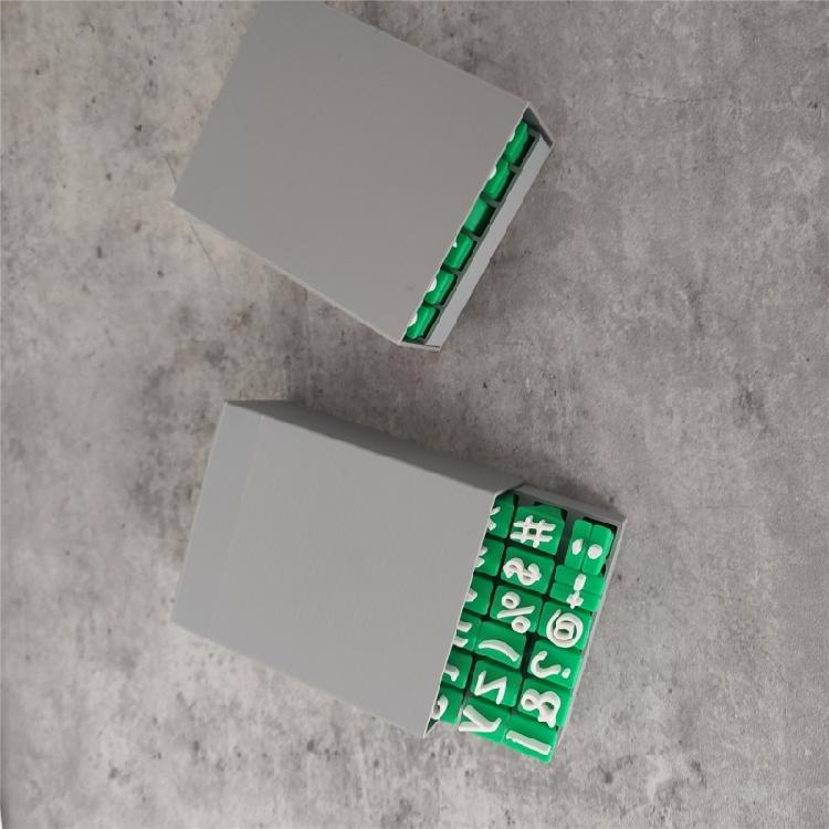 Educational Letter Stamper for Kids Art Craft Lowercase/Uppercase Plastic Stamper for Scrapbooking Journal