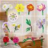 Roses Flowers Bouquet Building Set, Artificial Flore with Vase Compatible with Lego Botanical Collection for Women Adults  Home Office Decor