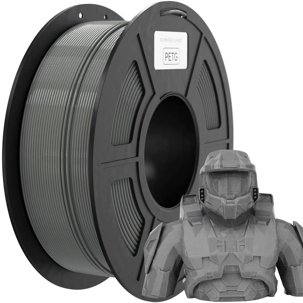 PETG Filament 1.75mm 3D Printer Filament 1kg(2.2lbs) Higher Toughness 3D Printing Filament Compatible with Most of FDM