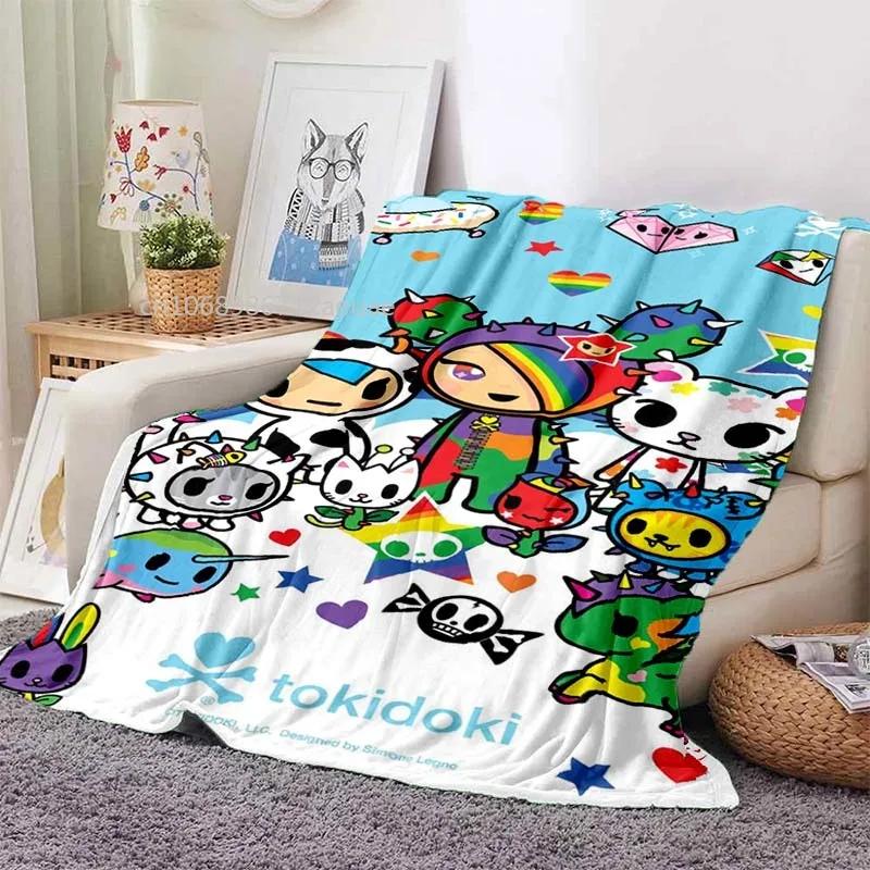 Japanese Style Tokidoki Blanket Anime Fantastic Print Flannel Blankets for Beds Sofas Warm Bed Soft Blanket