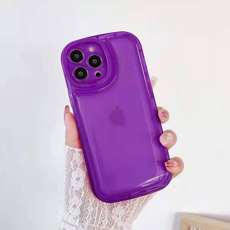 

Невидимий складний тримач для об’єктива, тримач, чохол для телефону для iPhone 13 11 12 Pro Max 15 14 Plus, милий цукерковий колір протиударний чохол-бампер For iPhone 15Pro Max