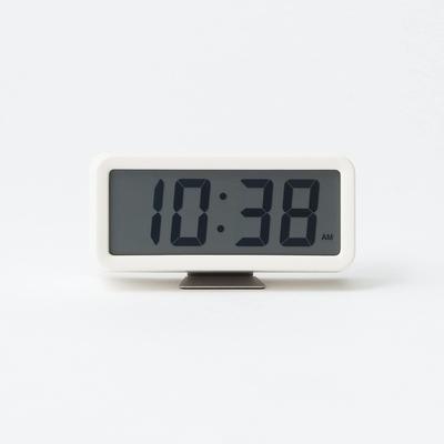 MUJI Small Digital Clock (with Alarm Function) White/Model Number: MJ-DCSW1 15832019