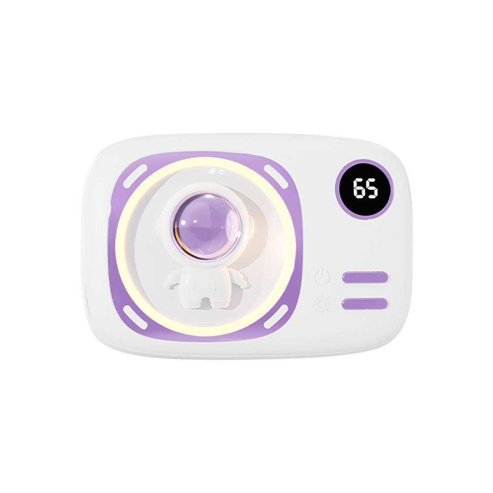 

Новая грелка для рук Power Bank 2-в-1, маленькая грелка для рук, USB, портативная грелка с подсветкой, рождественский подарок белый