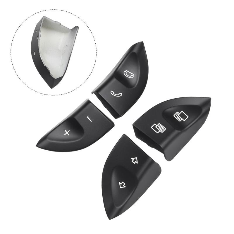 New Multifunction Steering Wheel Switch Volume Control Button For Mercedes W220 W215 Black Replacement Call Button