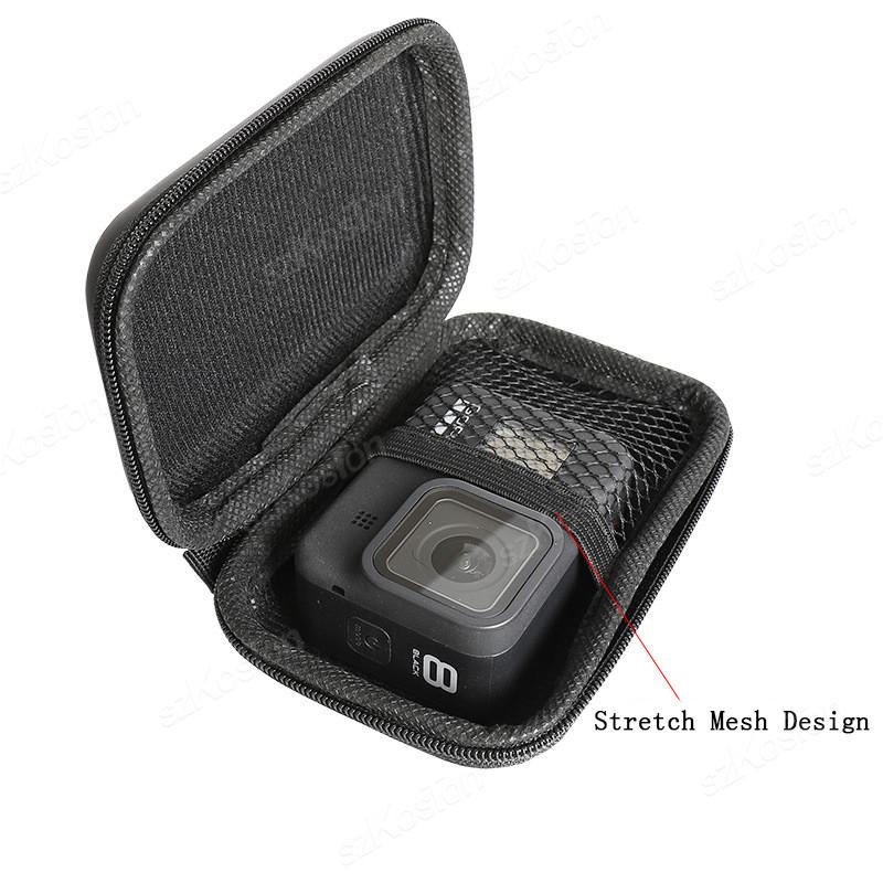 Mini Storage Bag Case For Go Pro Hero 13 12 11 10 9 8 7 6 SJCAM AKASO DJI Osmo 360 Action 5 Pro 4 3 Camera Accessories