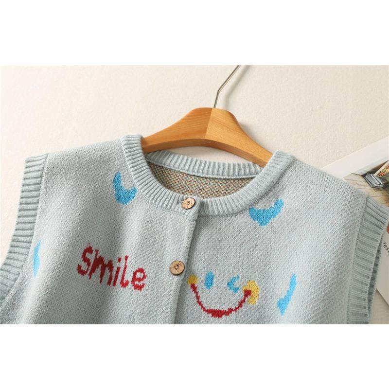 2026 Autumn Winter New Women Sweater Pullover Lady Tops Knitting Fashion Vest Tank Sleeveless Shirt Loose Casual Plus Size